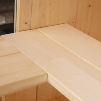 Leil® Celto M - sauna wood wall with lighting