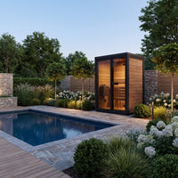 Rose XS - outdoor sauna by pool