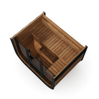 Ella 150 - barrel sauna end view