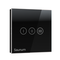 saunum display switch black