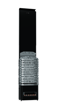 Black and silver dehydrator on a white background