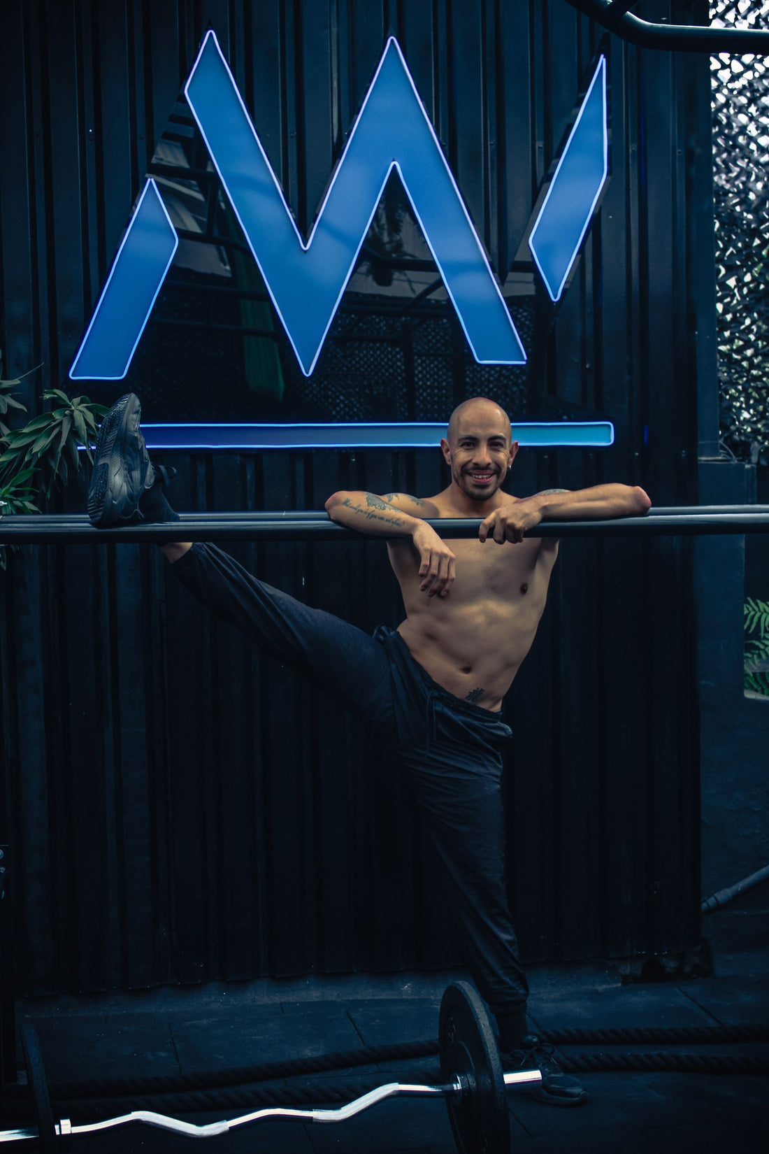 Focused athlete training, representing the high-performer mindset around recovery.