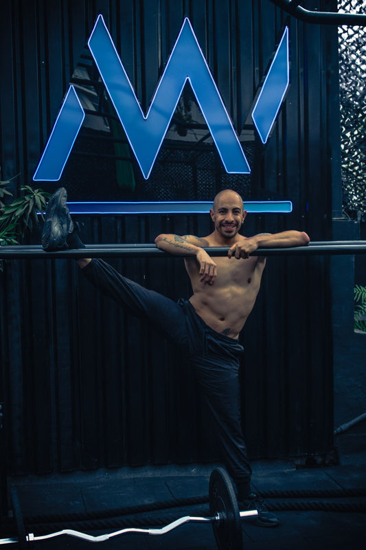 Focused athlete training, representing the high-performer mindset around recovery.