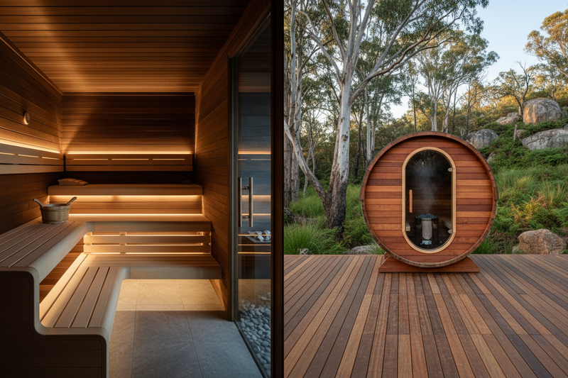Indoor vs Outdoor Sauna: Which Is Right for Your Australian Home?