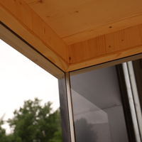 Leil® Celto M - sauna wood wall with lighting