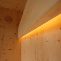 Leil® Celto S - sauna wood wall with lighting
