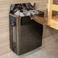 Harvia The Wall SW Electric Sauna H eater Black