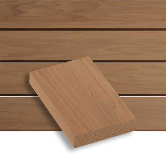 Thermo Aspen sauna interior bench board 28 x 90 mm
