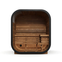 Ella 150 - barrel sauna end view