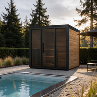 Rose L - modern sauna cabin