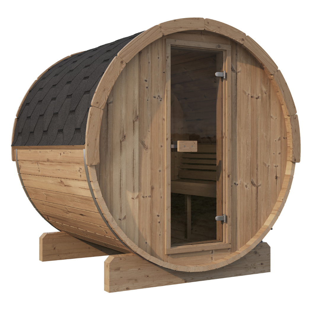 Ergo 220 Full Glass Barrel Sauna