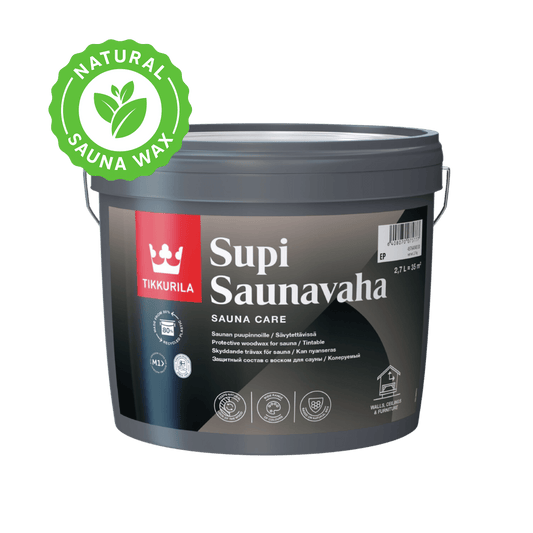 Tikkurila Sauna Wax - sauna wax product tub